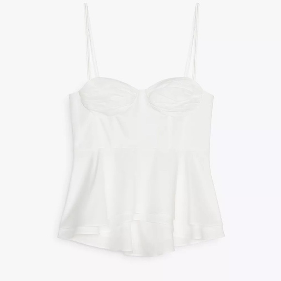 Zara White Corset Top - S - Picture 1 of 6
